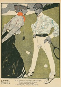 Lawn Tennis, fra 'L'Assiette au Beurre', 1. februar 1902